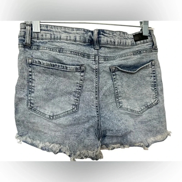 Black Label by C' Est Toi distressed denim shorts - Picture 2 of 6